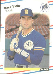 1988 Fleer Baseball Cards      389     Dave Valle